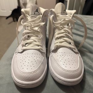 all white air jordan’s